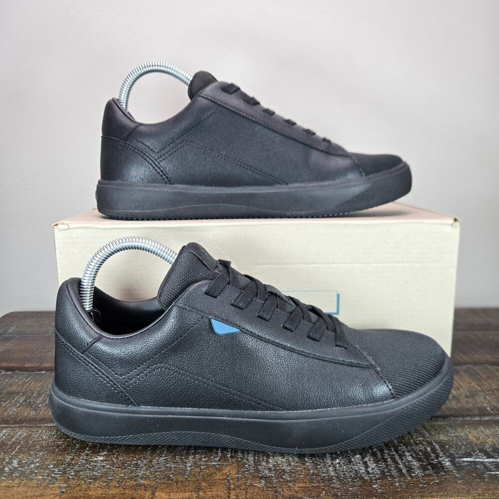 Vessi Soho Sneaker Womens Size 8 Waterproof Shoes Casual Asphalt Black Black